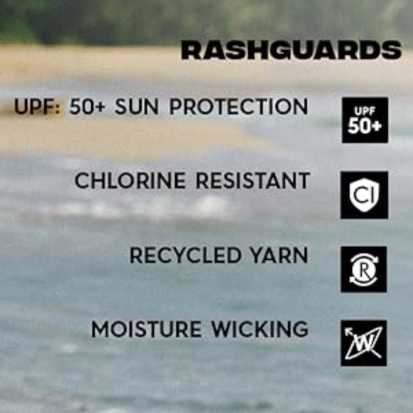 Quiksilver All Time Short Sleeve UPF 50 Rashguard: Insignia Blue - Medium - Picture 5 of 7